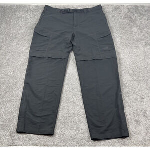 North Face Cargo Pants Mens Extra Large Paramount Pro Convertible Hiking Gray